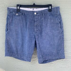 Polo Ralph Lauren Men's Chino Chambray Shorts Blue Size 36